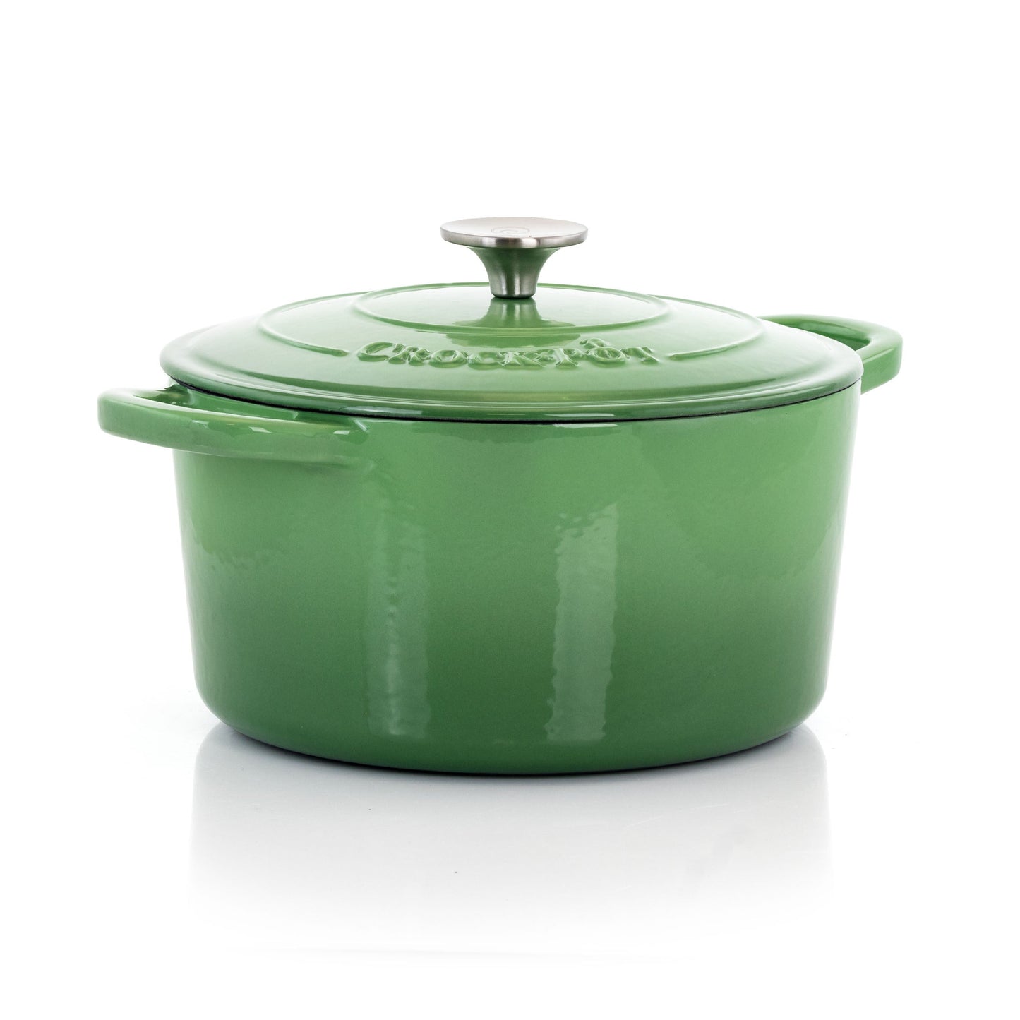 Crock-Pot Artisan 2 Piece 5 Quarts Enameled Cast Iron Dutch Oven in Pistachio Green LuxuryLifeWay Online Store
