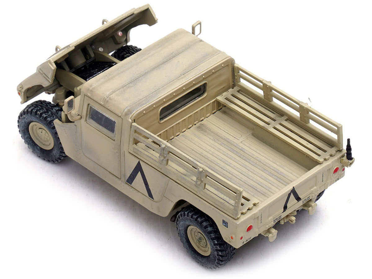 M998 HMMWV "1st Battalion 37th Armored Regiment 3rd Combat Brigade 1st Armored Division Gulf War Iraq" (1991) United States Army "Military Miniature" Series 1/64 Diecast Model by Panzerkampf LuxuryLifeWay Online Store