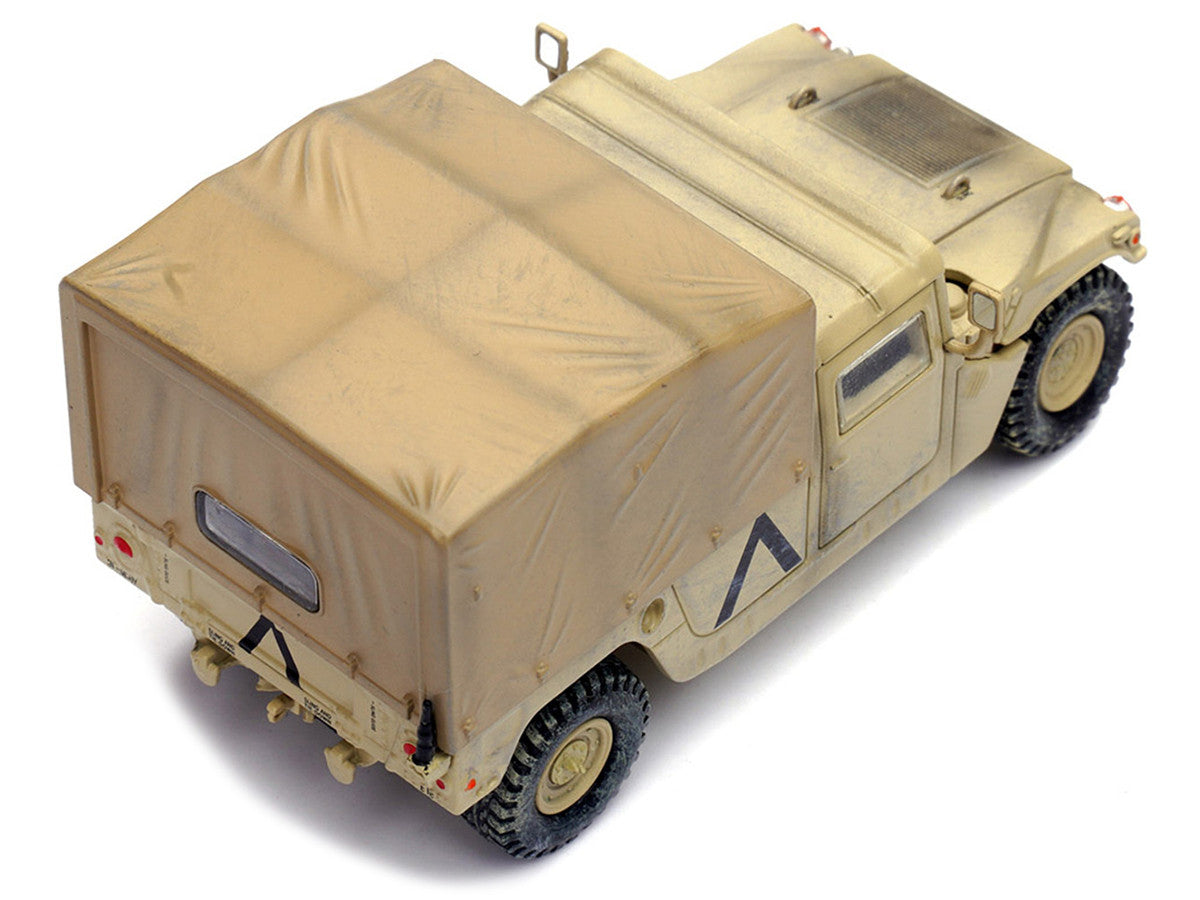 M998 HMMWV "1st Battalion 37th Armored Regiment 3rd Combat Brigade 1st Armored Division Gulf War Iraq" (1991) United States Army "Military Miniature" Series 1/64 Diecast Model by Panzerkampf LuxuryLifeWay Online Store