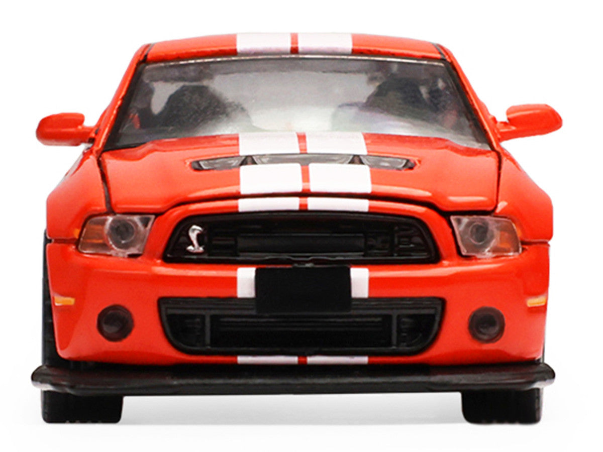 2013 Ford Shelby Mustang GT500 Race Red with White Stripes "Stampede" Series 2 1/64 Diecast Model Car by Greenlight LuxuryLifeWay Online Store