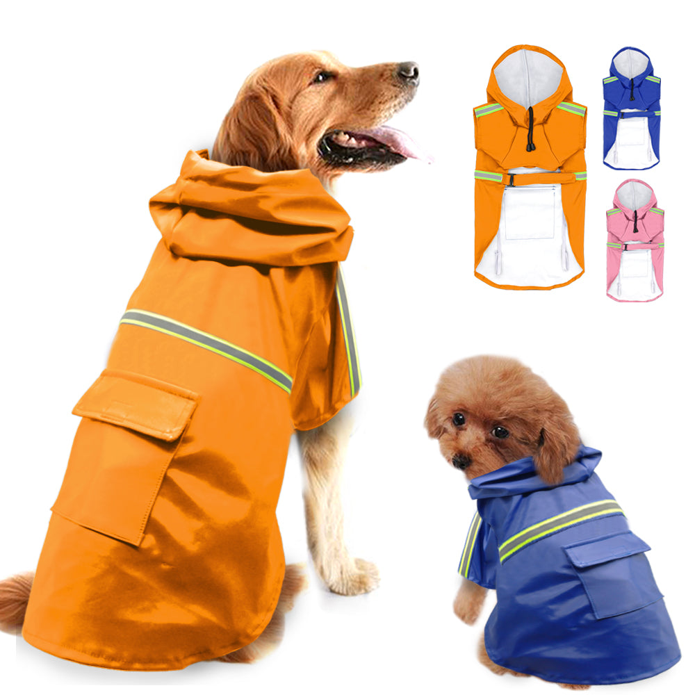 Waterproof Reflective Dog Raincoat Pets Fashion