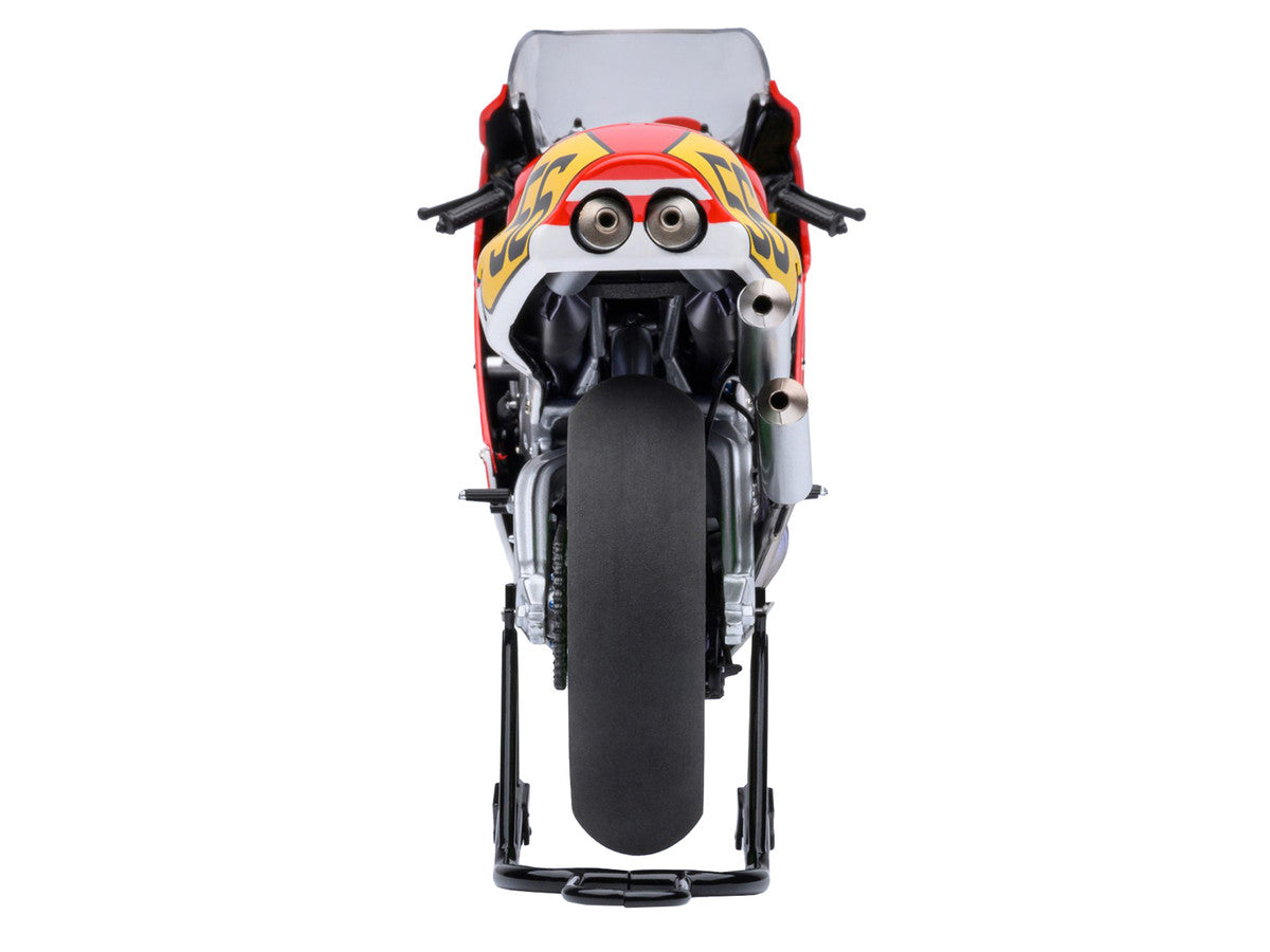 Honda NSR500 WGP500 Motorcycle #56 Red and White with Helmet "Baribari Legend" (1986) OVA 1/12 Model by Autoart LuxuryLifeWay Online Store