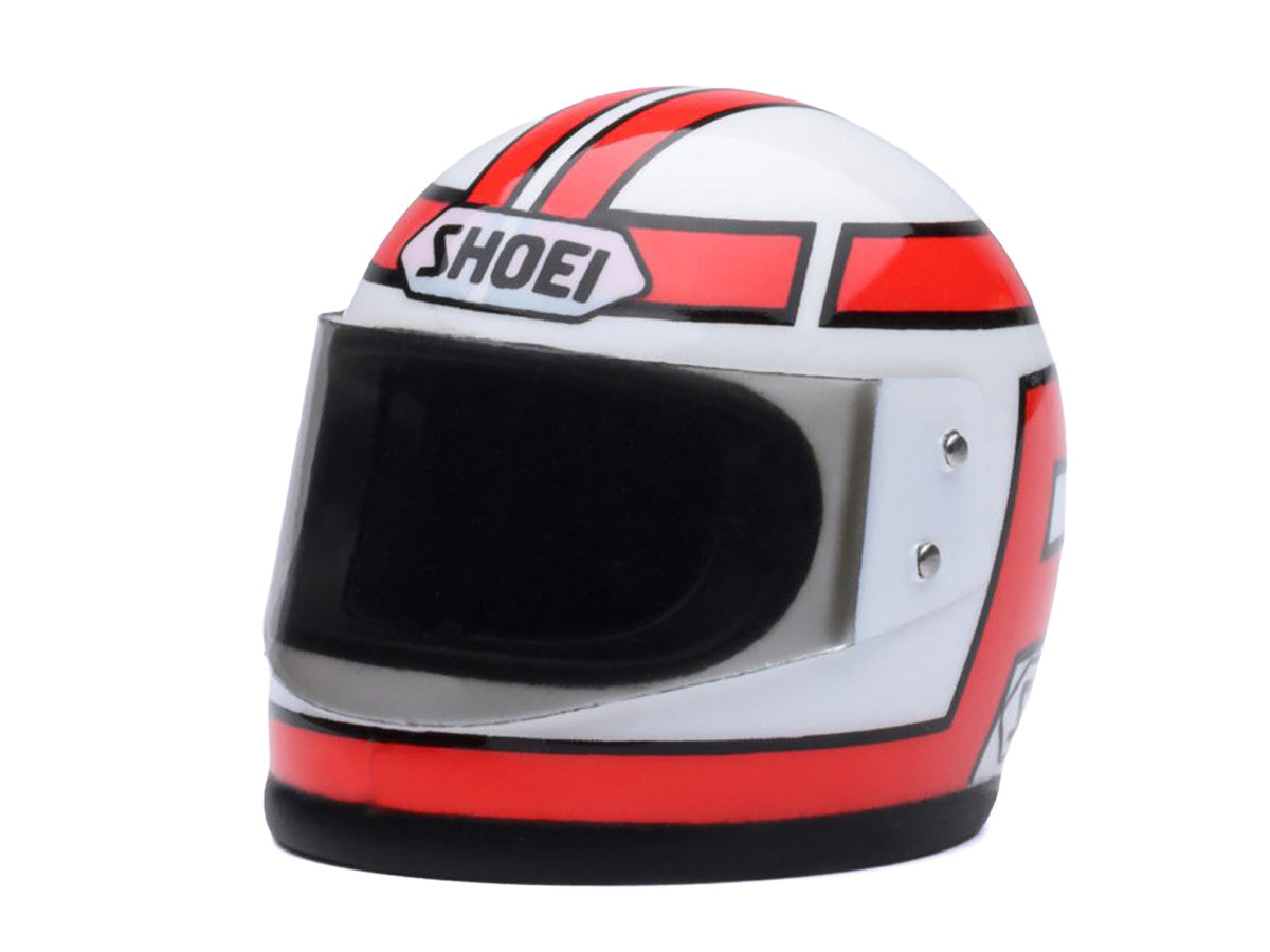 Honda NSR500 WGP500 Motorcycle #56 Red and White with Helmet "Baribari Legend" (1986) OVA 1/12 Model by Autoart LuxuryLifeWay Online Store
