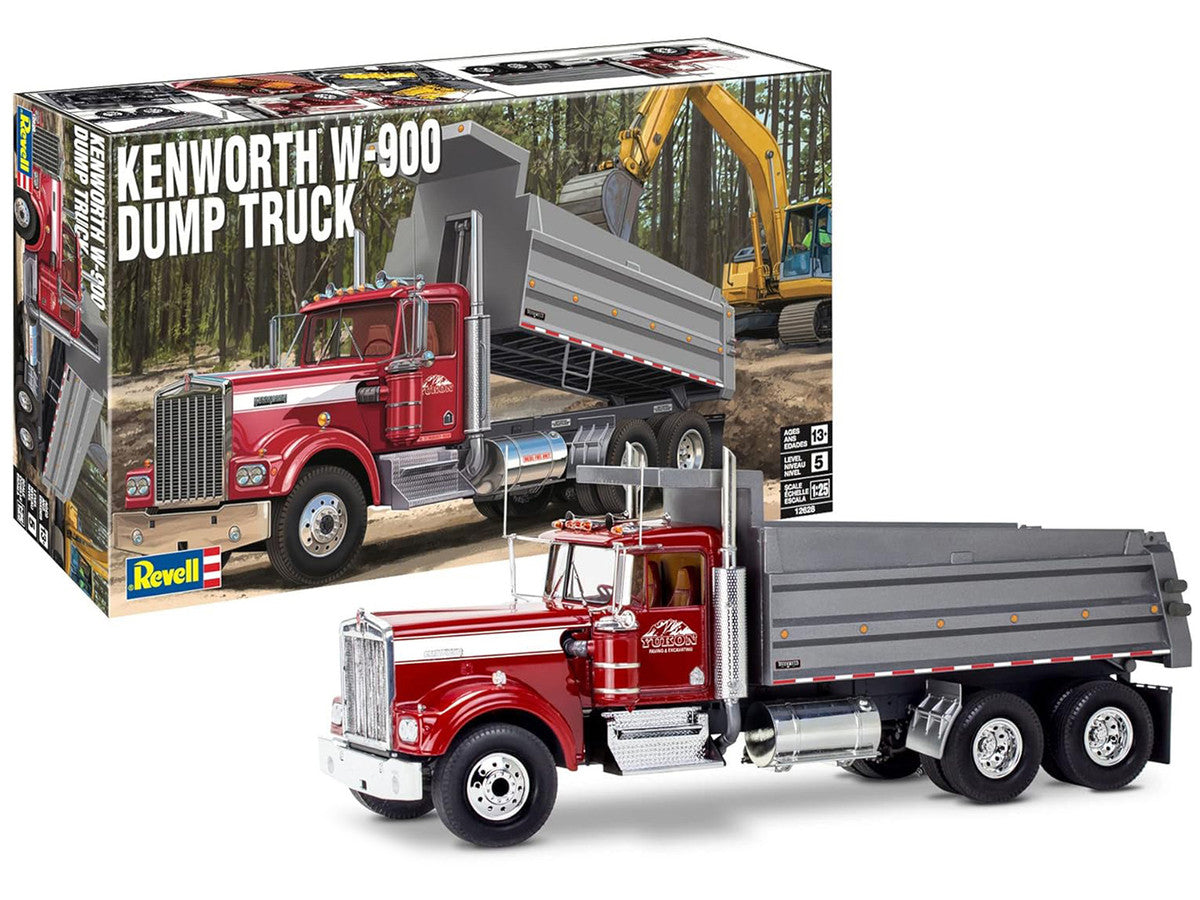 Level 5 Model Kit Kenworth W-900 Dump Truck 1/25 Scale Model by Revell LuxuryLifeWay Online Store