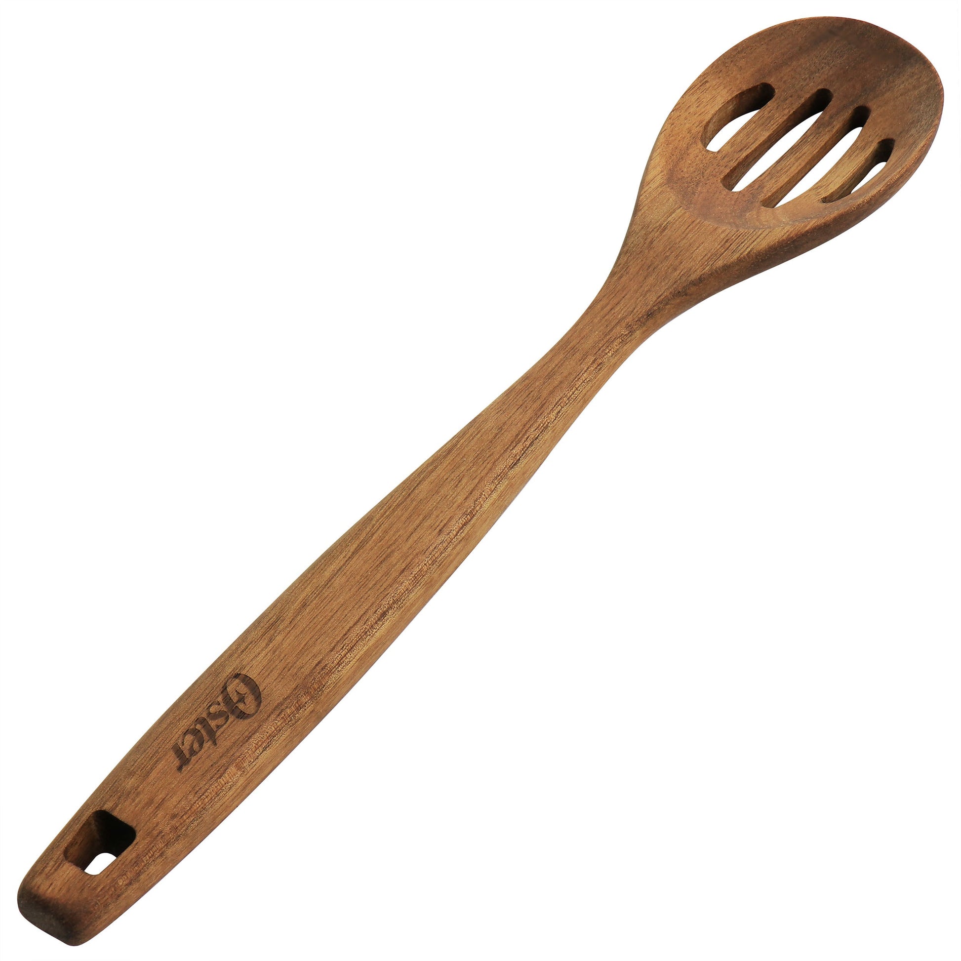 Oster Acacia Wood Slotted Spoon Cooking Utensil LuxuryLifeWay Online Store