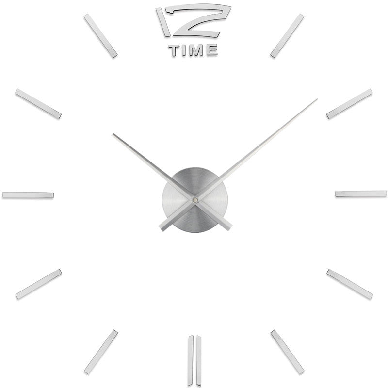 DIY creative fashion home decor acrylic wall clock PearlNestDecor.com