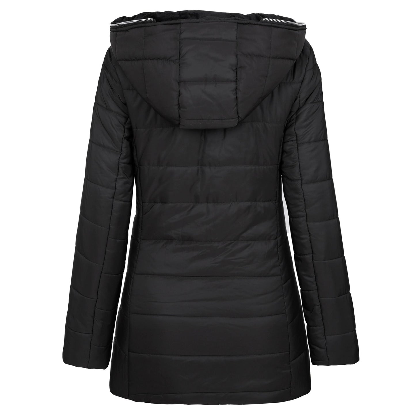 Hooded long-sleeved warm and velvet cotton jacket LadyShow.Store