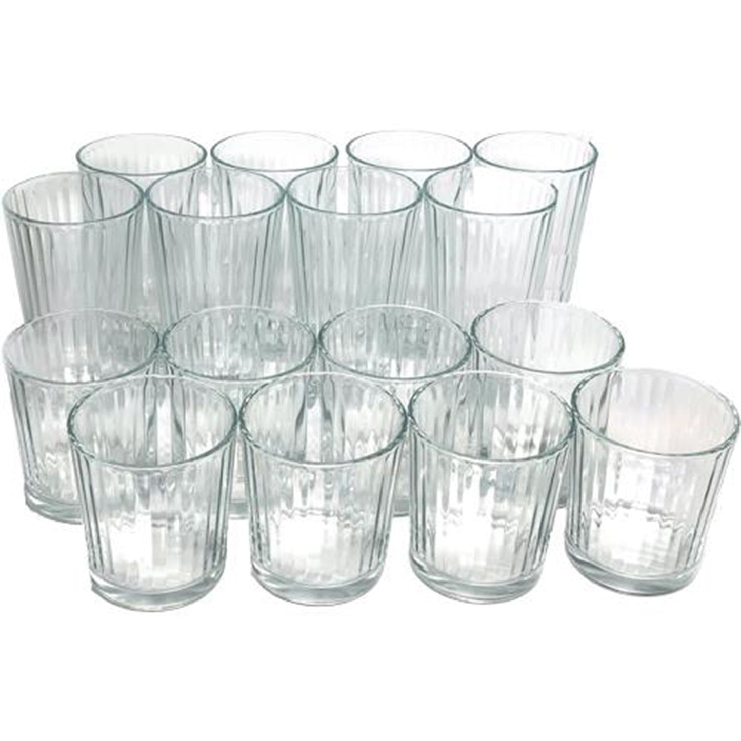 Gibson 16pc Home Moonstone Glass Double Old Fashion and Tumbler Set LuxuryLifeWay Online Store