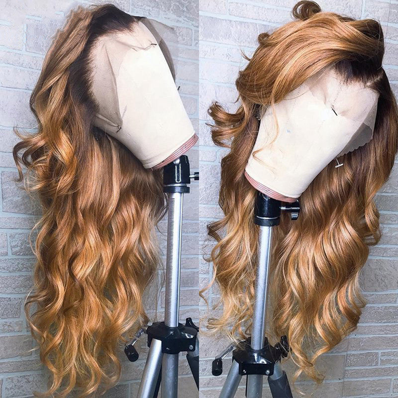 Ombre Lace Front Human Hair Wigs Remy Colorful LadyShow.Store