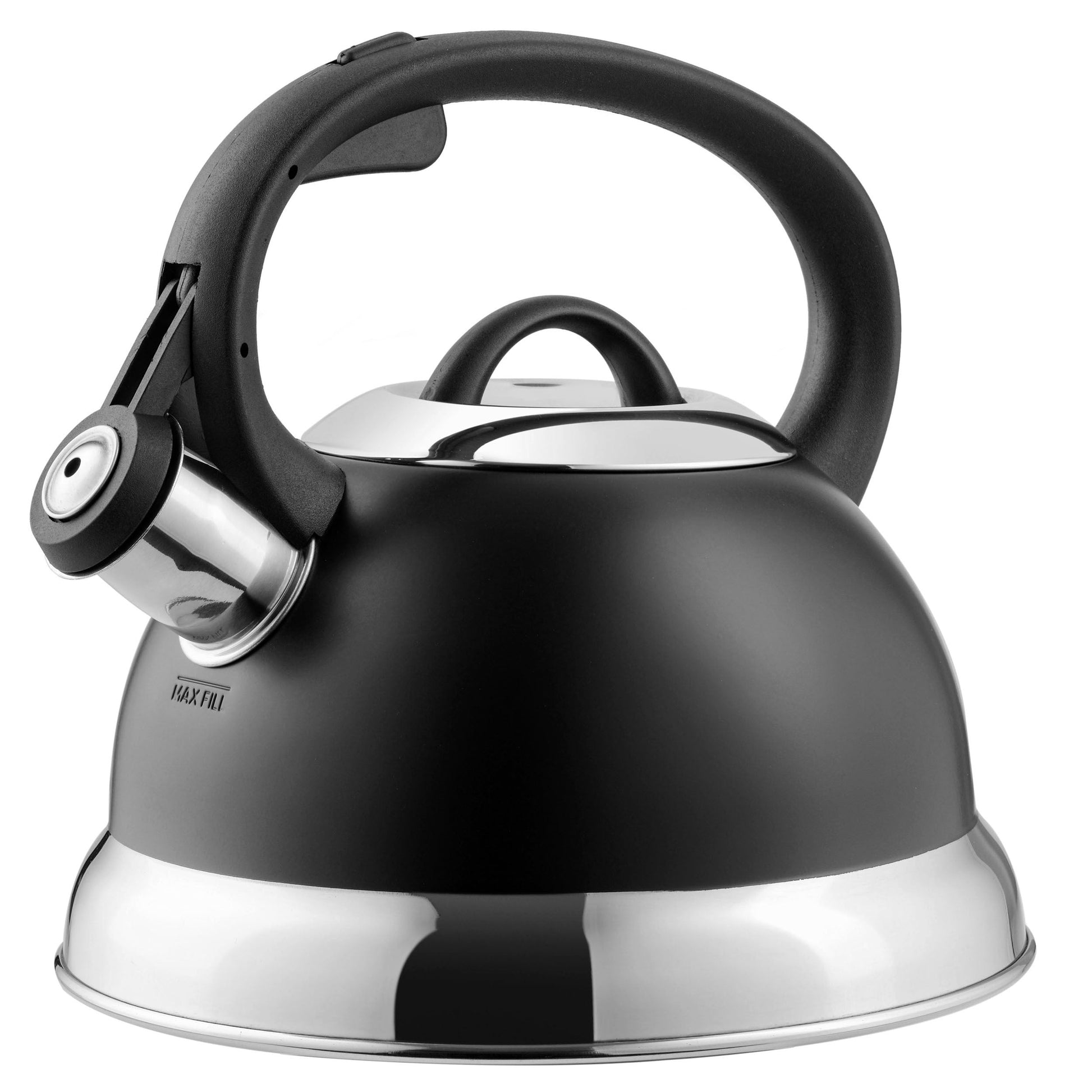 Mr. Coffee Flintshire 1.75 Quart Whistling Stovetop Tea Kettle in Black LuxuryLifeWay Online Store