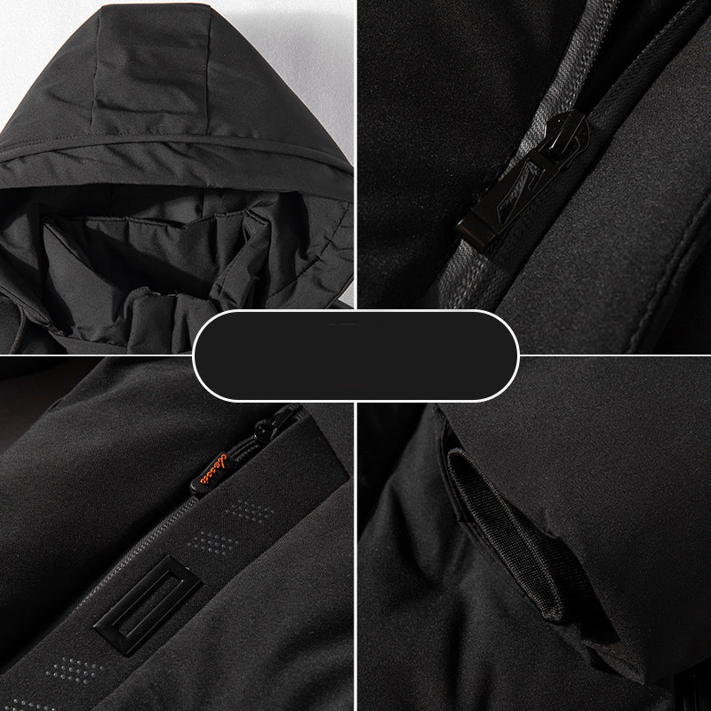 Men's hooded down jacket Best YouTube Store