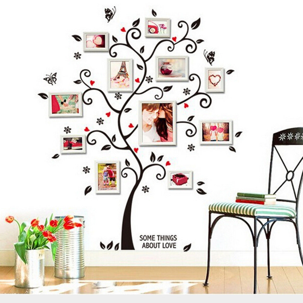 DIY Family Photo Frame Tree Wall Stickers Home Decor Room Room Wall Stickers Wall Decals Poster House Decoration Wall Stickers PearlNestDecor.com