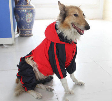 Large dog pet raincoat Pets Fashion