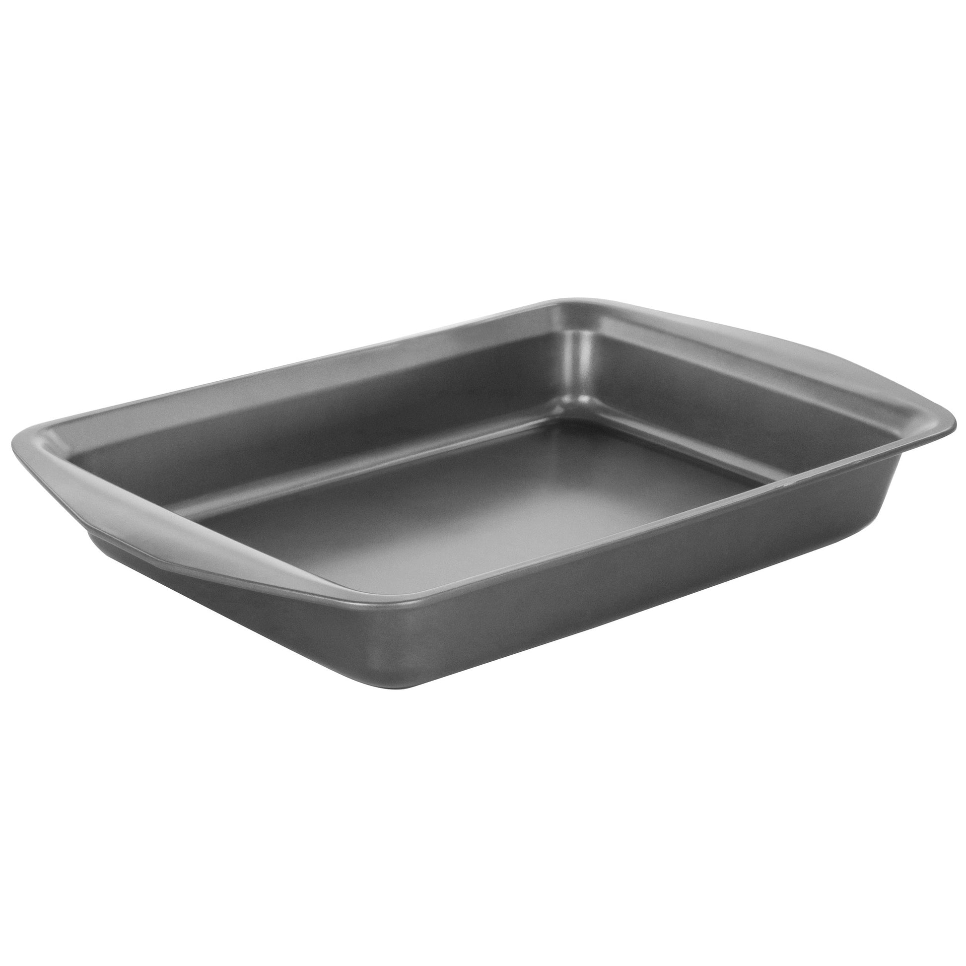Gibson Baker's Friend 16.75 Inch Nonstick Steel Roasting Pan in Gray LuxuryLifeWay Online Store