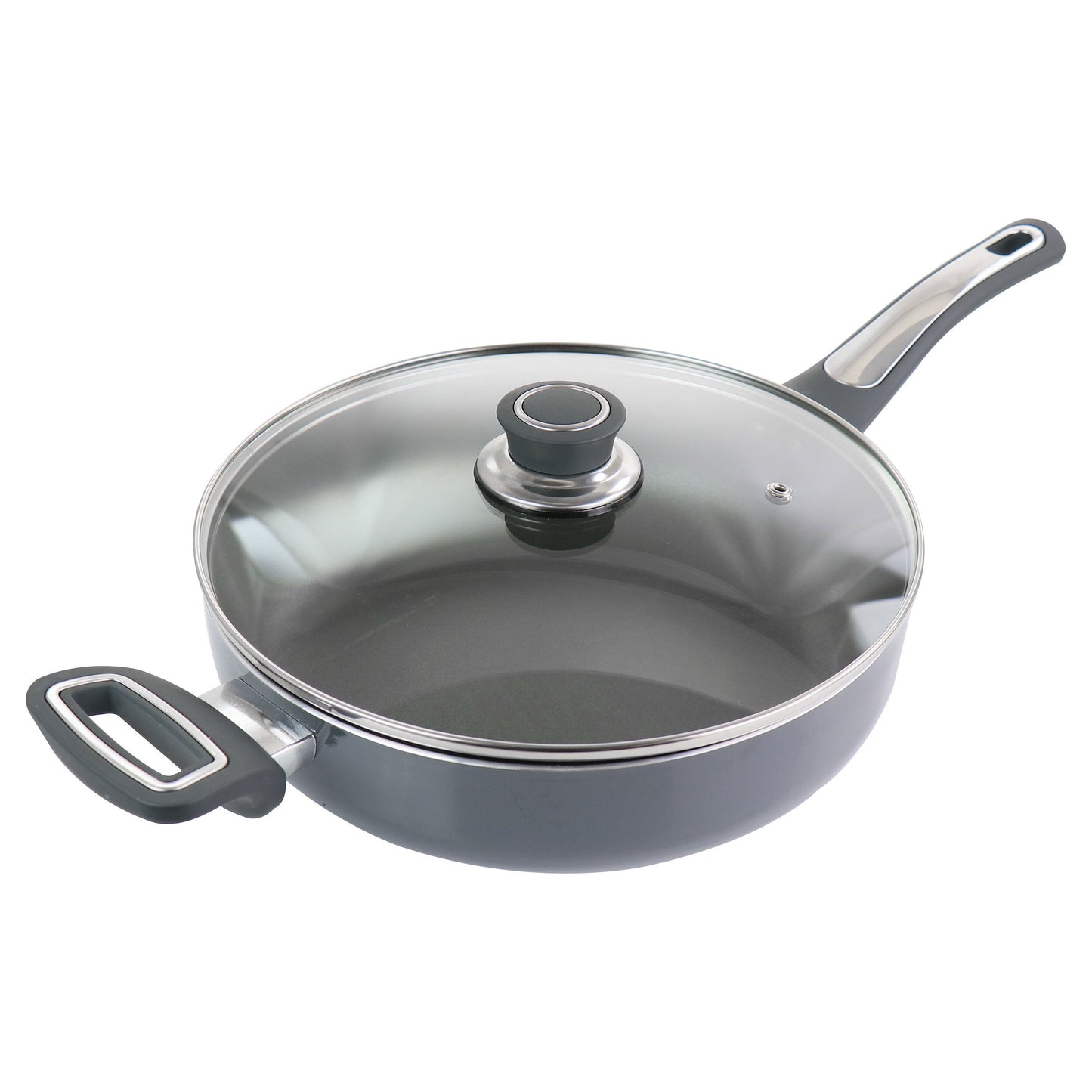 Oster 3.5 Quart Aluminum Saute Pan with Lid LuxuryLifeWay Online Store