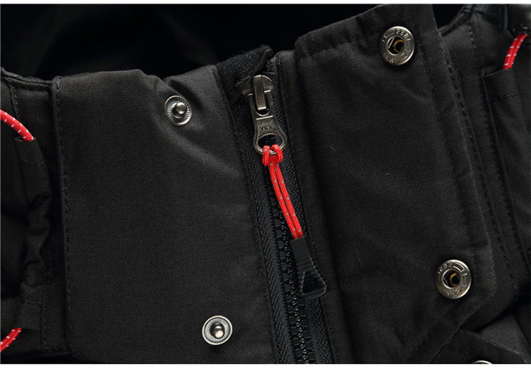 Men's Winter Slim Fit Down Jacket with Hood Pi-Mart