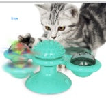 Cat Rotating Windmill Multi-Function Toys Itch Scratching Device Teeth Shining Toy Pets Fashion