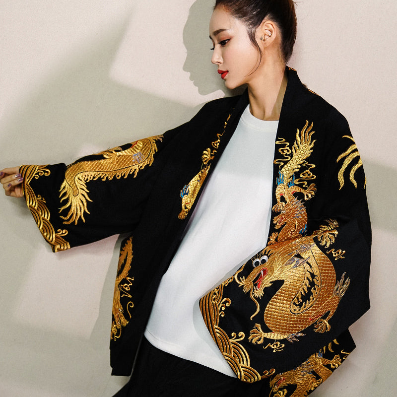 Dragon embroidered jacket Best YouTube Store