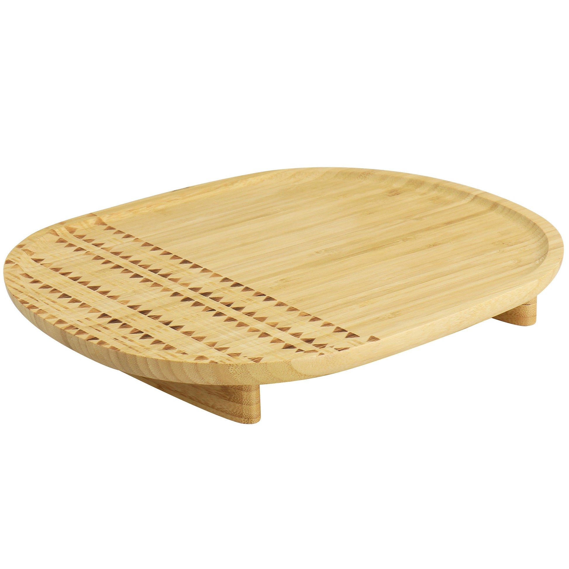 Gibson Home 13.5 Inch Sadler Wooden Serving Tray LuxuryLifeWay Online Store