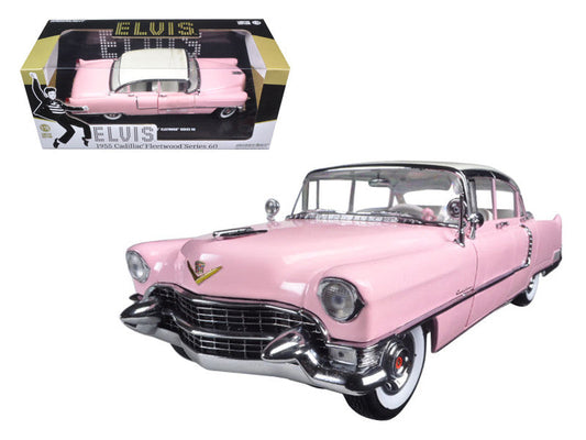 1955 Pink Cadillac Fleetwood Series 60 Special "Elvis Presley" 1/18 Diecast Model Car by Greenlight LuxuryLifeWay Online Store