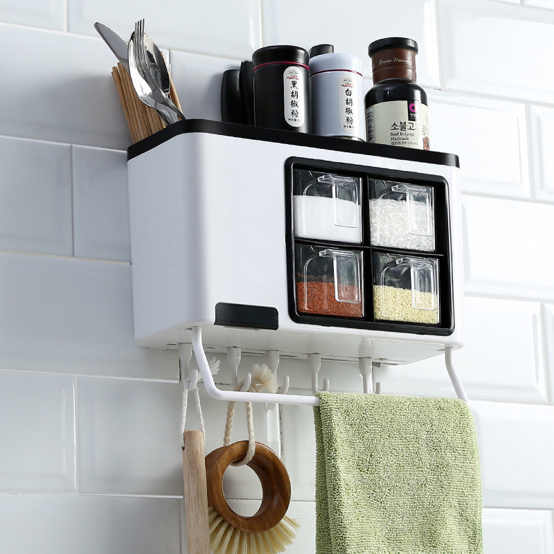 Punch-Free Kitchen Wall Shelf PearlNestDecor.com