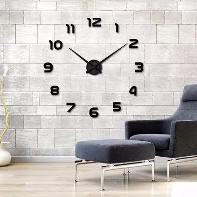 Creative Diy Clock Wall Clock Living Room Home PearlNestDecor.com