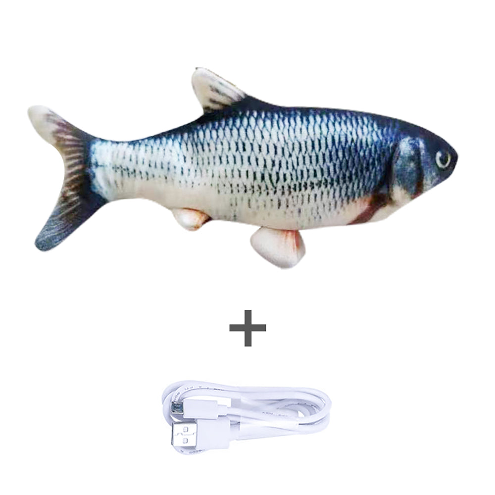 Without Cat Nip Version - Electric Jumping Fish Simulation Electric Fish Toy Pets Fashion