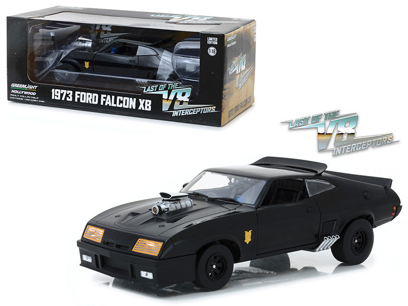 1973 Ford Falcon XB Black "Last of the V8 Interceptors" (1979) Movie 1/18 Diecast Model Car by Greenlight LuxuryLifeWay Online Store