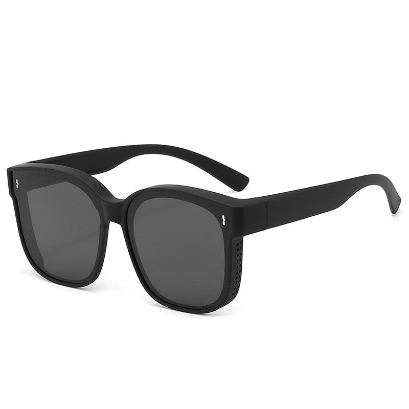 Summer Driving Sun Protection Polarized Light One Mirror Dual Use Anti Glare Trendy Sunglasses CJD