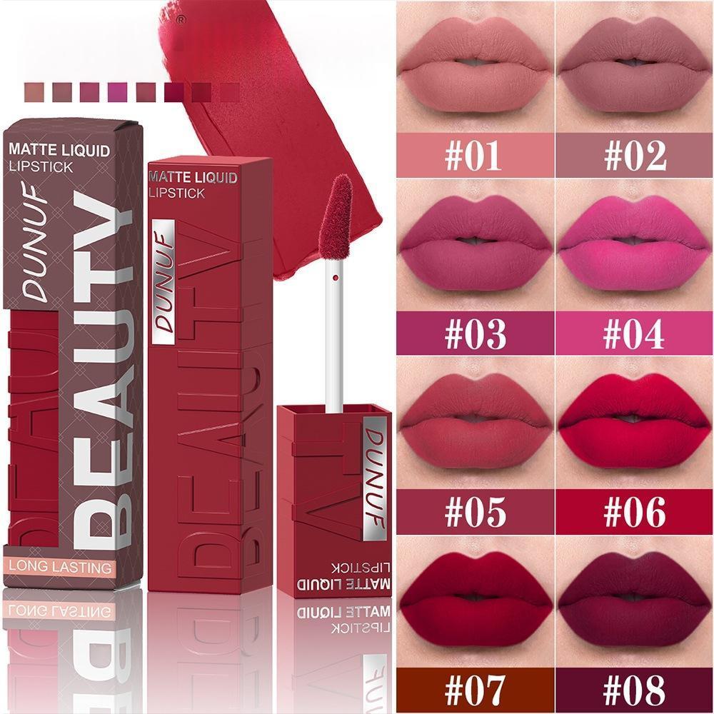 Velvet Matte Lipstick Smudge Proof And Non Transferable PearlNestDecor.com