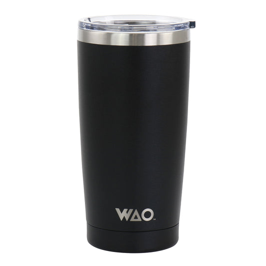 WAO 18oz  Thermal Tumbler with Acrylic Lid in Matte Black LuxuryLifeWay Online Store