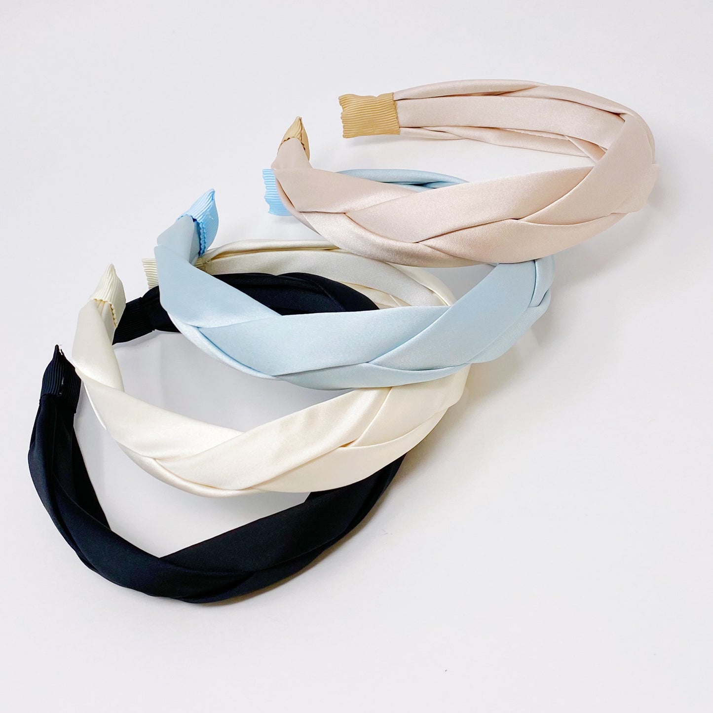 Satin Silk Braid Headband LadyShow.Store