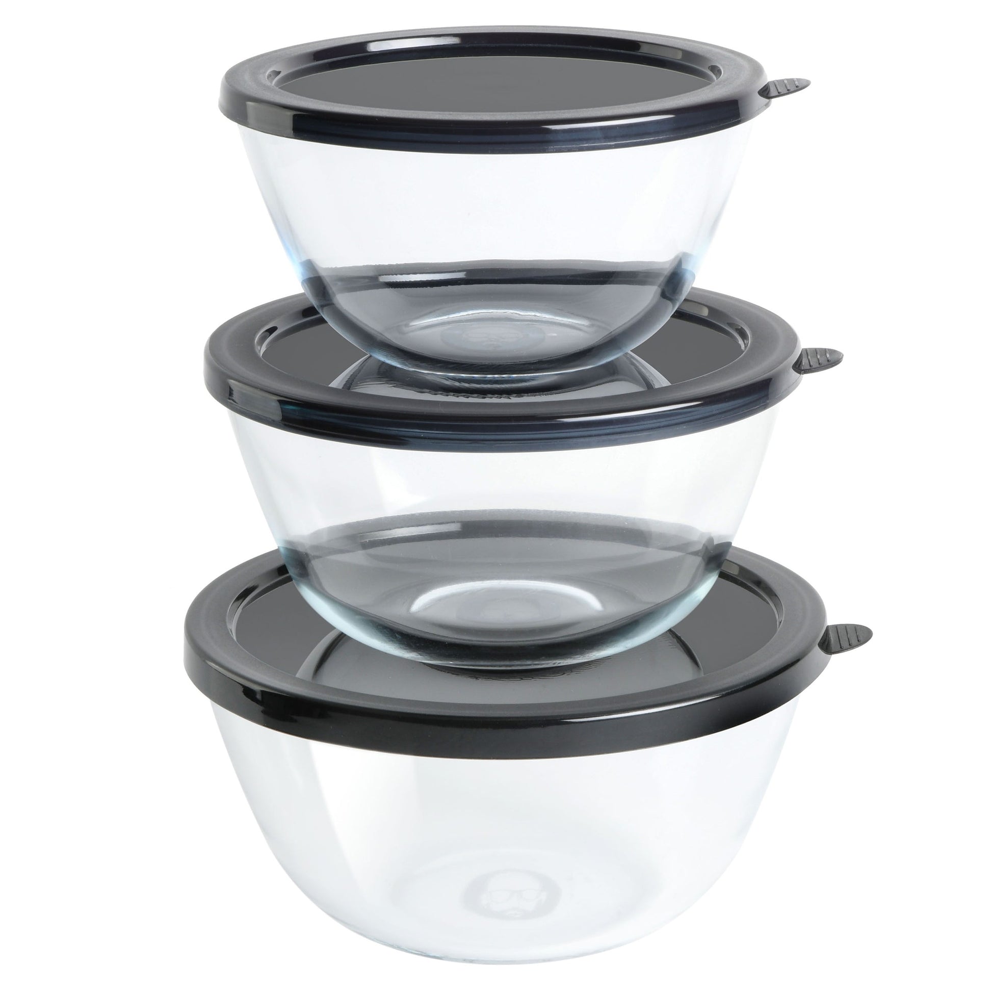 Babish 6 Piece Borosilicate Glass Mixing Bowl Set with Lids LuxuryLifeWay Online Store