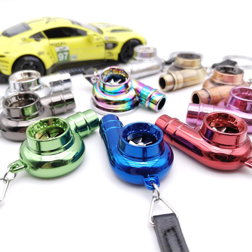 Car Turbo Whistle Modeling Simulation Alloy Metal Keychains LadyShow.Store