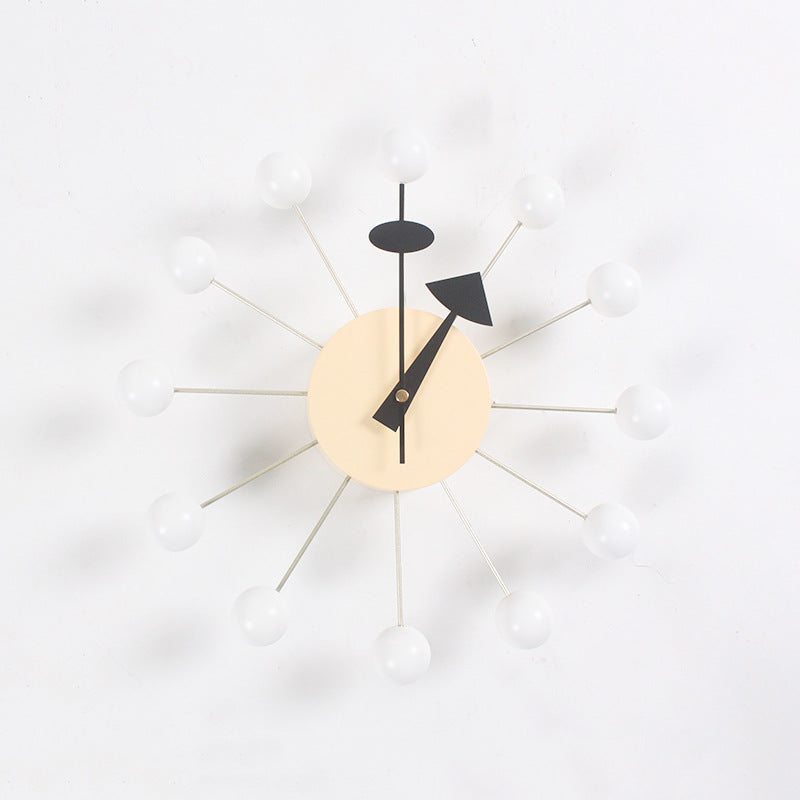 Clock, background wall, wall clock PearlNestDecor.com