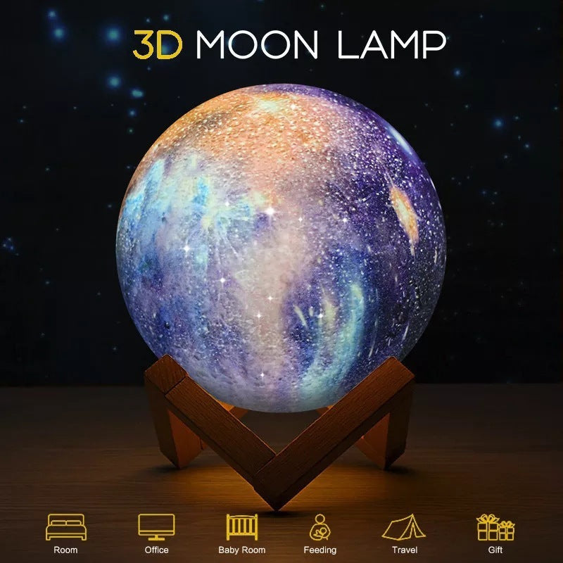LED USB Moon Galaxy Lamp PearlNestDecor.com