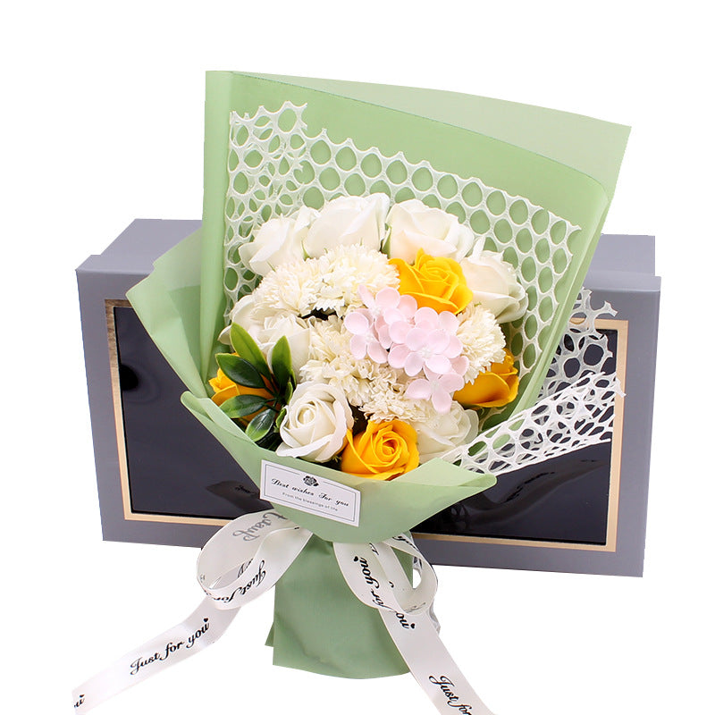 Valentine's Day Gift 19 Rose Soap Bouquet Gift Box LuxuryLifeWay Online Store