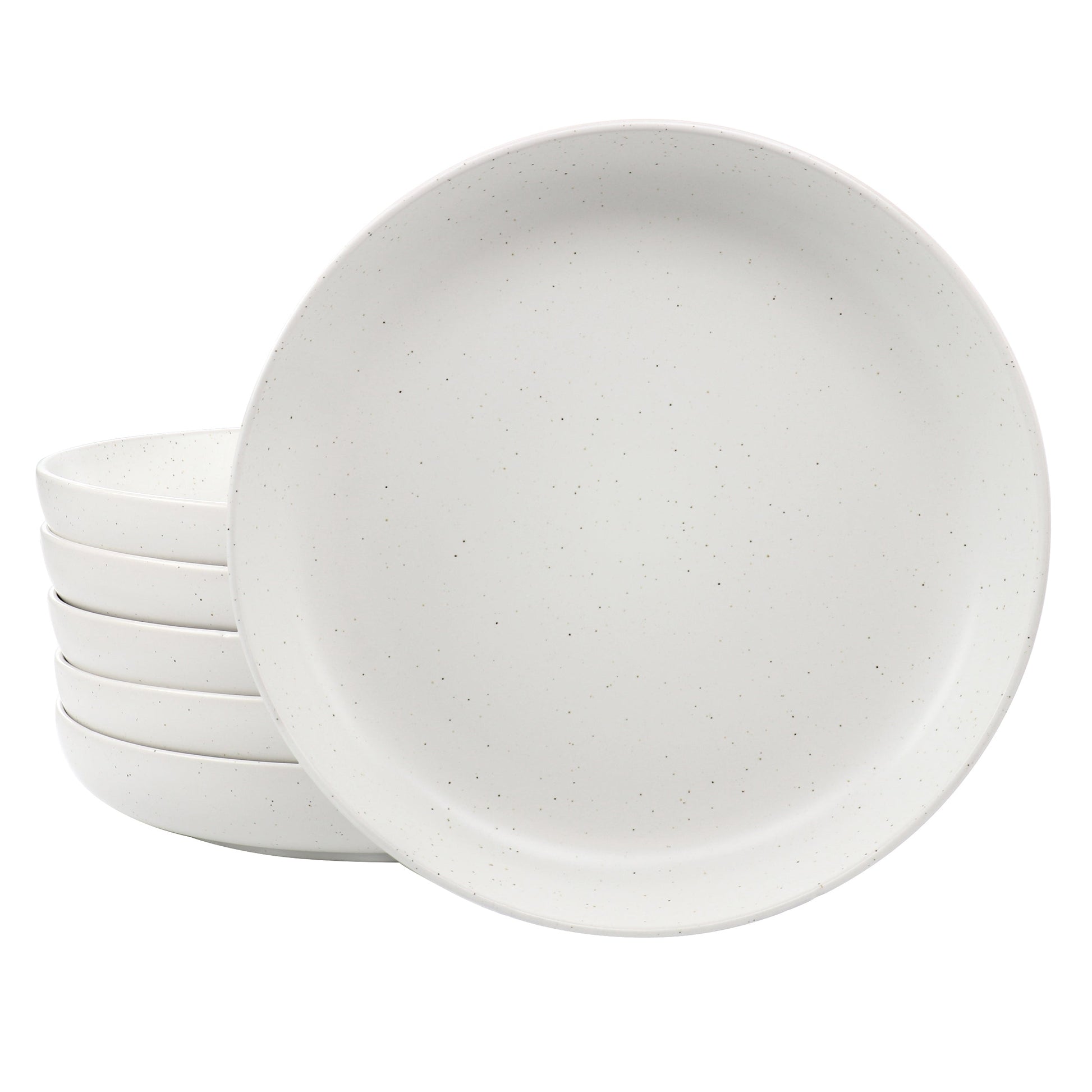 Studio 3B Mio 6 Piece 9.5 Inch Round Stoneware Bowl Set in Sea Salt LuxuryLifeWay Online Store