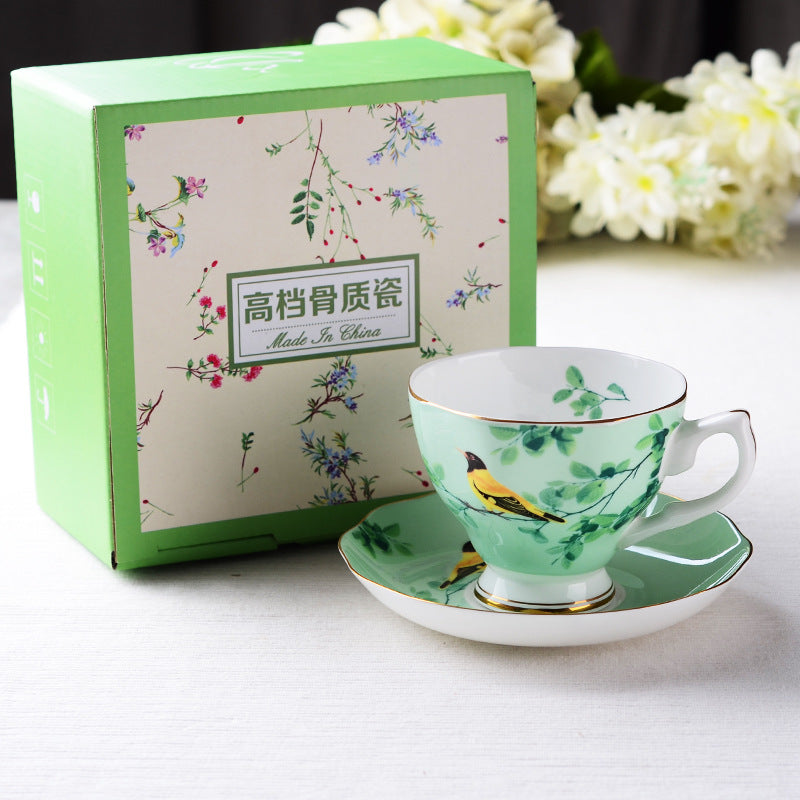 European Classic Series Bone China Coffee Cup LadyShow.Store