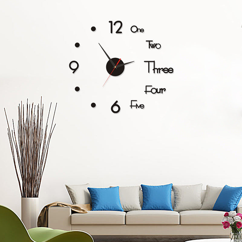 Creative wall mounted clock PearlNestDecor.com