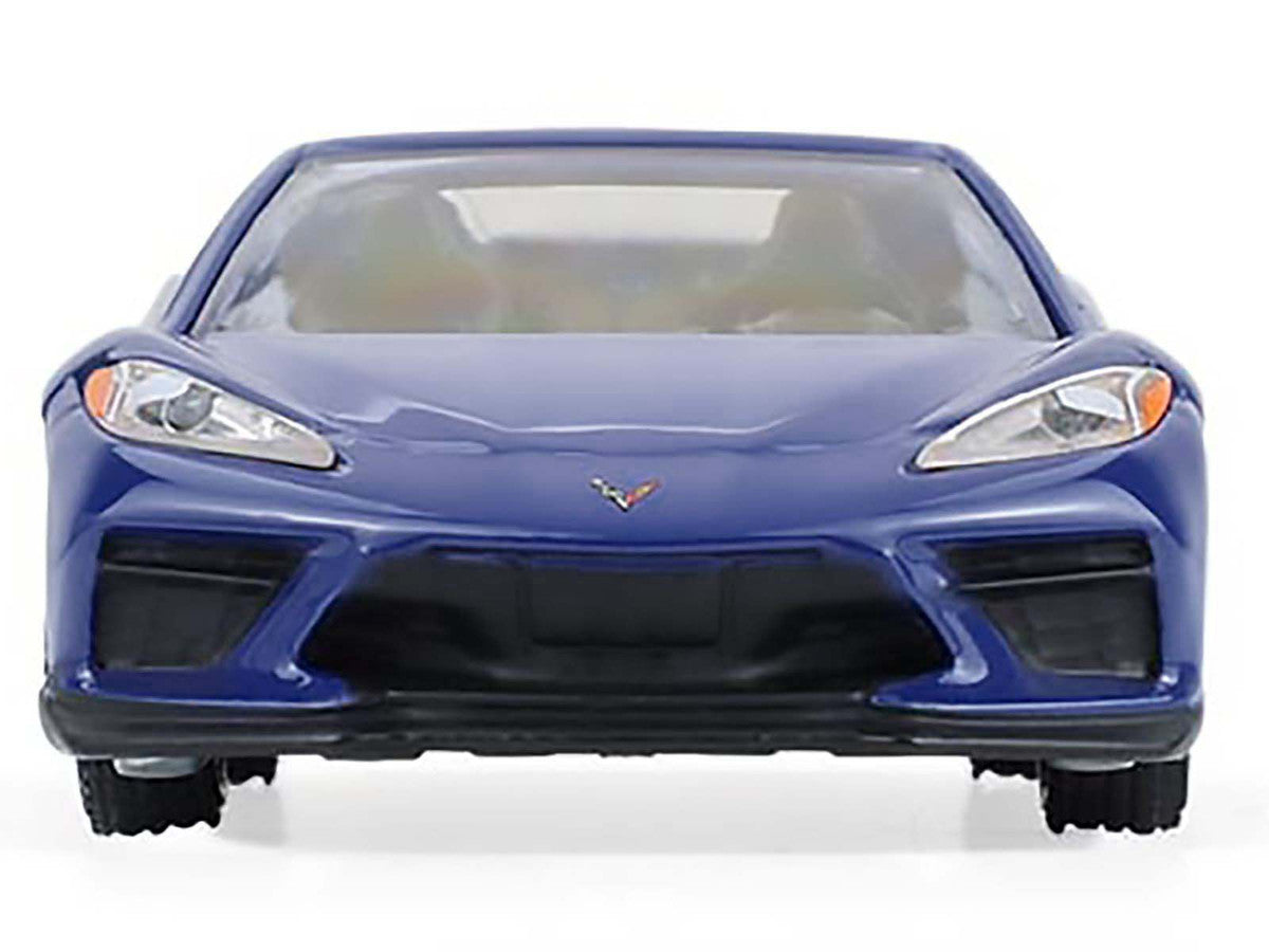 2021 Chevrolet Corvette Stingray Convertible Elkhart Lake Blue "GreenLight Muscle" Series 30 1/64 Diecast Model Car by Greenlight LuxuryLifeWay Online Store