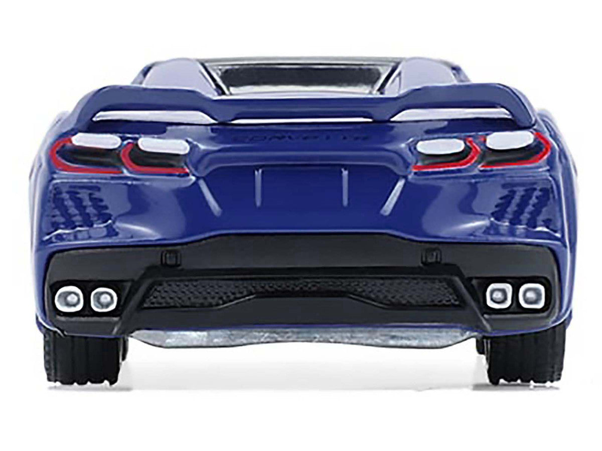 2021 Chevrolet Corvette Stingray Convertible Elkhart Lake Blue "GreenLight Muscle" Series 30 1/64 Diecast Model Car by Greenlight LuxuryLifeWay Online Store
