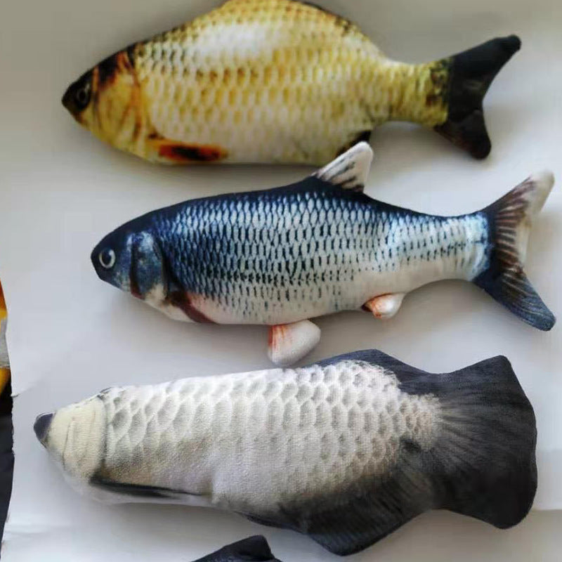 Without Cat Nip Version - Electric Jumping Fish Simulation Electric Fish Toy Pets Fashion
