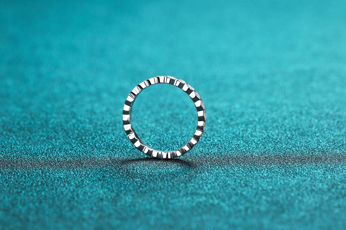 s925 sterling silver diamond wedding ring LadyShow.Store