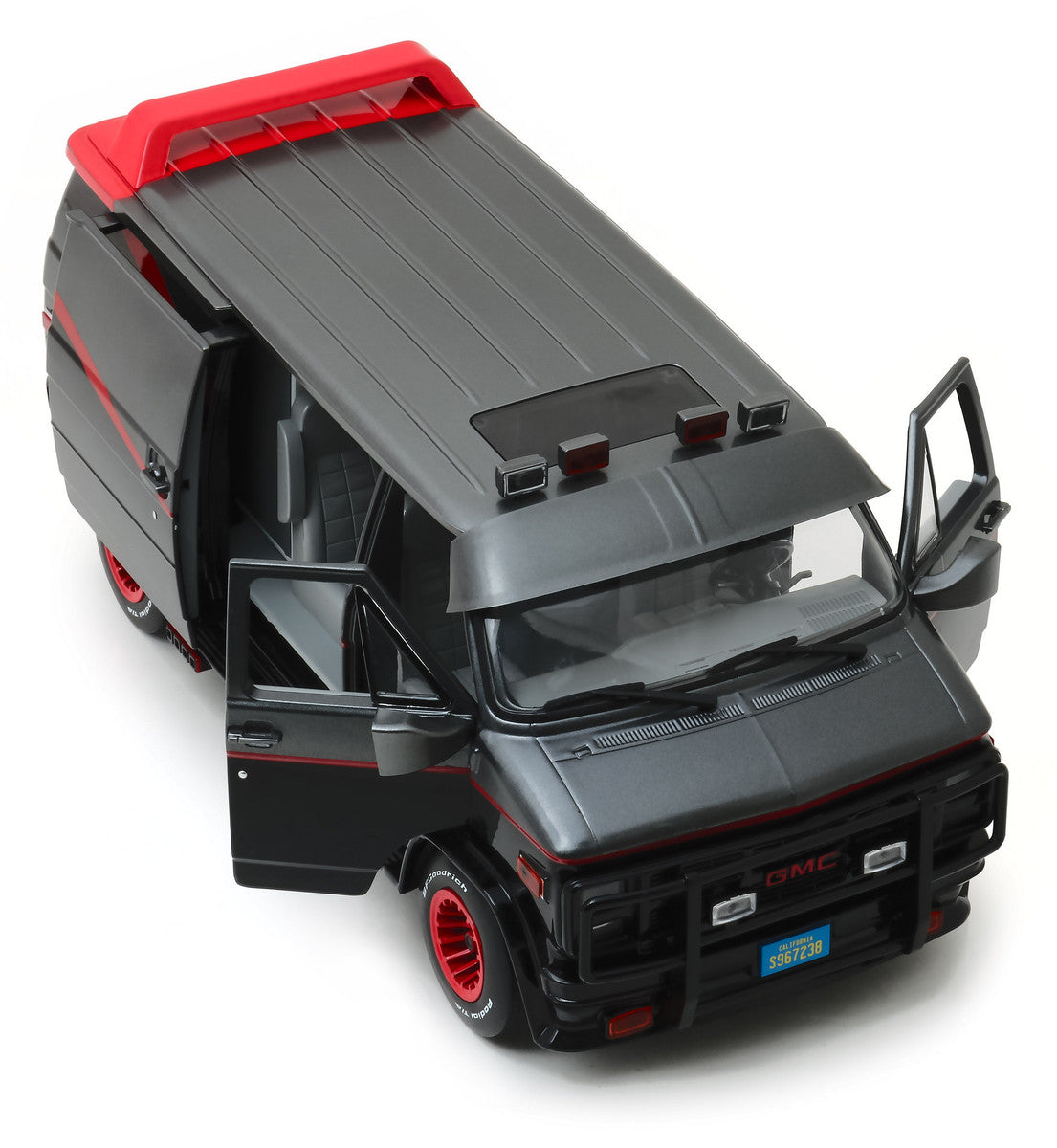 1983 GMC Vandura Black "The A-Team" (1983-1987) TV Series 1/18 Diecast Model Car by Greenlight LuxuryLifeWay Online Store