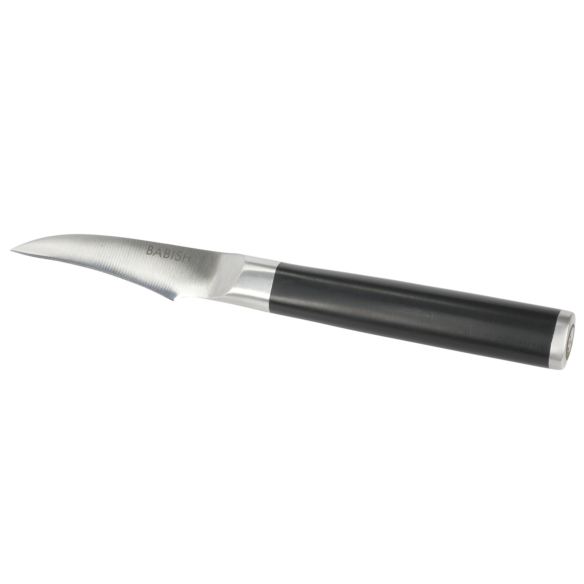 Babish 2.4 Inch High-Carbon Stainless Steel Full Tang Bird's Beak Knife in Black LuxuryLifeWay Online Store