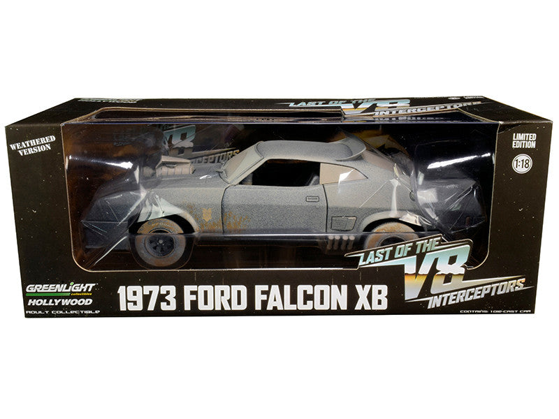 1973 Ford Falcon XB RHD (Right Hand Drive) (Weathered Version) "Last of the V8 Interceptors" (1979) Movie 1/18 Diecast Model Car by Greenlight LuxuryLifeWay Online Store