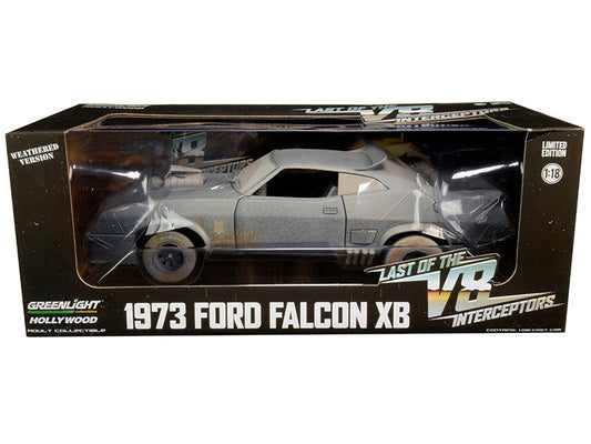 1973 Ford Falcon XB RHD (Right Hand Drive) (Weathered Version) "Last of the V8 Interceptors" (1979) Movie 1/18 Diecast Model Car by Greenlight LuxuryLifeWay Online Store