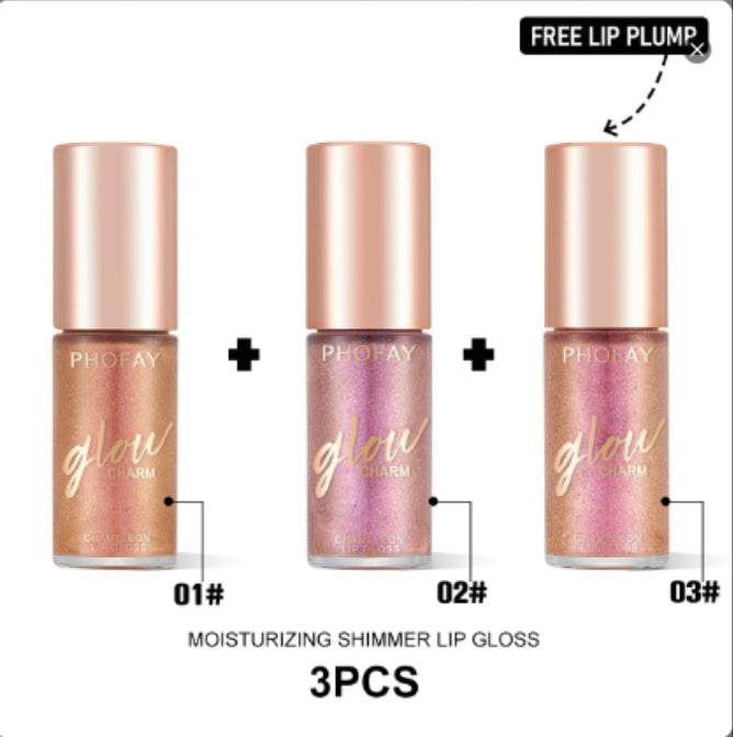 PHOFAY Moisturizing Shimmer Lip Gloss LadyShow.Store