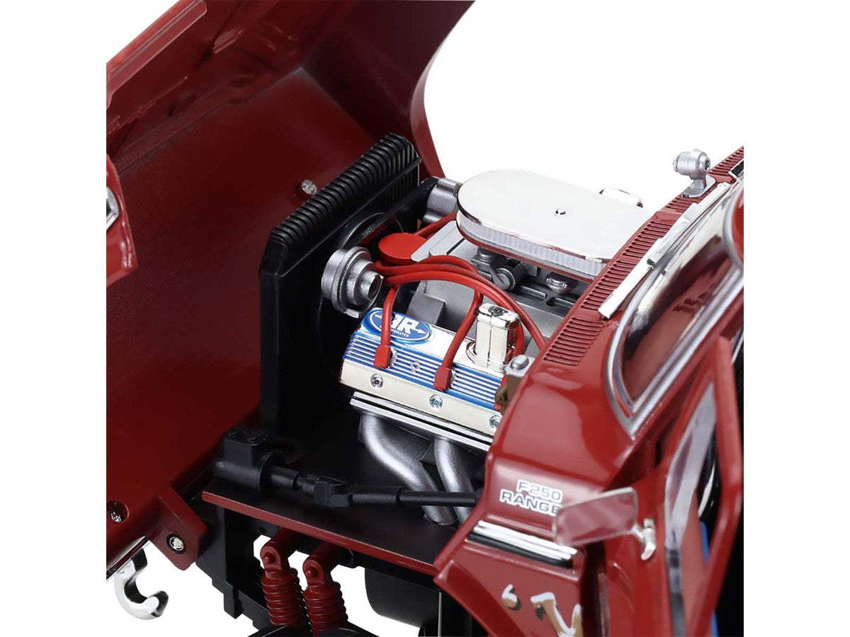 1979 Ford F-250 Monster Truck with 48-Inch Tires "Walkin' Tall" Red "Kings of Crunch" Series 1/18 Diecast Model Car by Greenlight LuxuryLifeWay Online Store